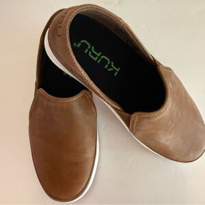 KURU Women's Brown Slip-On Flats